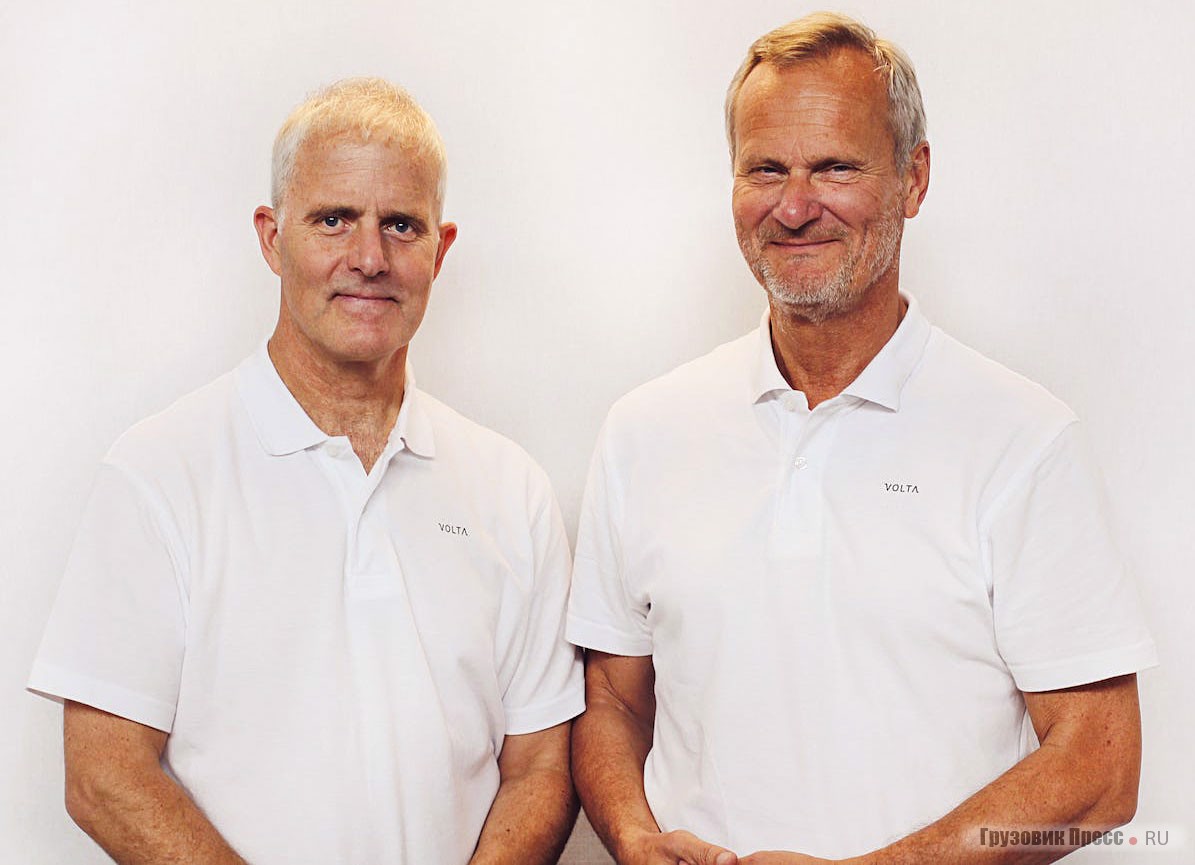Шведы Карл-Магнус Норден и Кьелл Валёэн (слева) намерены выпускать грузовики в Великобритании. За плечами Кьелла Валёэна десятилетний опыт работы в Volvo и в Polestar – подразделении Volvo, занимающимся электромобилями