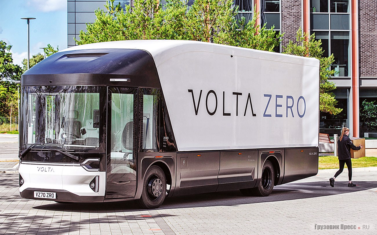 Кузов Volta Zero объёмом 37,7 м[sup]3[/sup] вмещает 16 европаллет или 8600 кг груза. Длина грузовика 9460 мм, ширина 2550 мм, высота 3470 мм, колёсная база 4900 мм