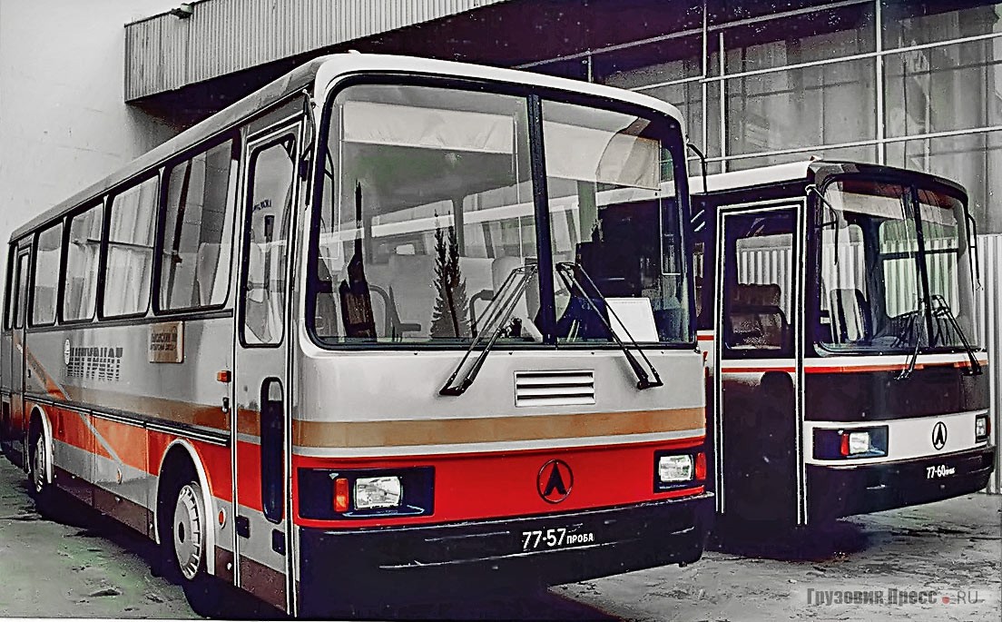 Перспективное семейство автобусов [b]ЛАЗ-4207[/b], 1988 г.