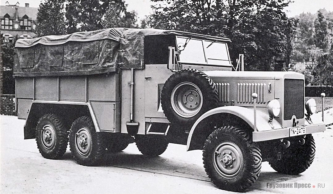 Стандартный армейский грузовик [b]Einheits-Lastkraftwagen (Einheitsdiesel)[/b] выпускали заводы MAN, Büssing-NAG, Daimler-Benz, Henschel, Borgward, Magirus, Krupp, FAUN и VOMAG, 1937 г.