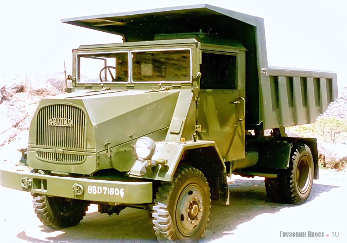 Индийский армейский Shaktiman VFJ 4X4, лицензия MAN, 1959 г.