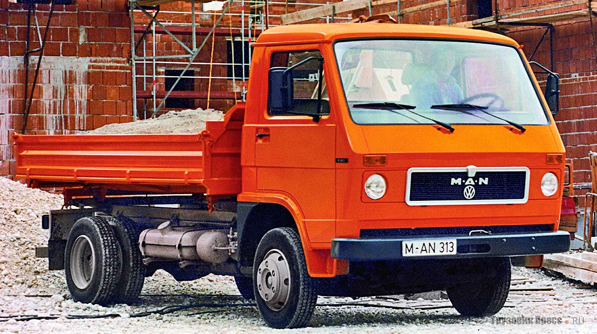 Лёгкий самосвал [b]MAN-VW 8.136 FK[/b]. 1979 г.