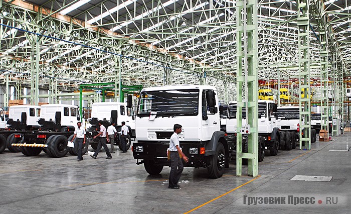 Завод [b]MAN Trucks India[/b] в городе Питампур