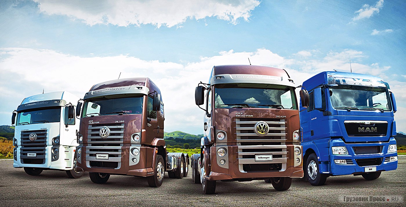 [b]VW Constellation[/b] и [b]MAN TGX[/b] – флагманы совместного предприятия MAN Latin America