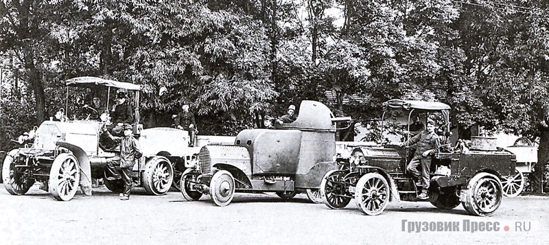 Испытания австрийских вездеходных автомобилей Daimler в Императорской и королевской армии Австро-Венгрии. 1905 г.