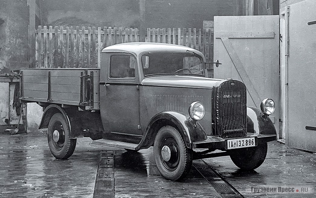 Бортовой грузовик Opel Blitz грузоподъёмностью 1 т. 1934 г.
