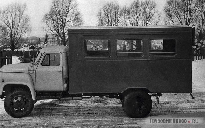 Электротехническая лаборатория ЭТЛ-10-02 на шасси ГАЗ-52-01, 1986 г.