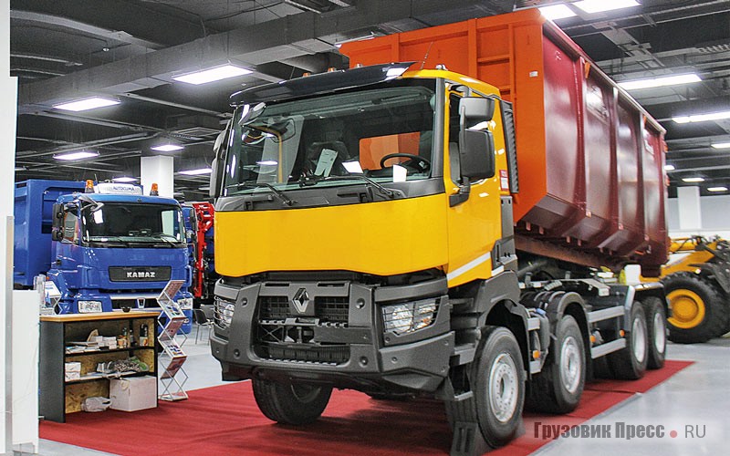 «Техно Юнион 70691F» с мультилифтом ТН-1Е на шасси Renault K 440 P8x4 Heavy.44 E5