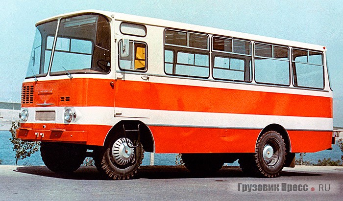 Предсерийный автобус «Таджикистан-5» с новым кузовом
