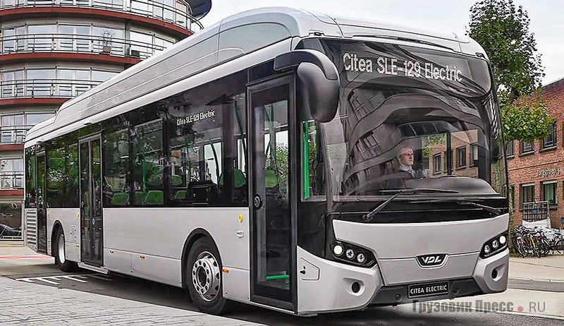 Электробус VDL Citea SLE-129, представленный на Busworld-2019