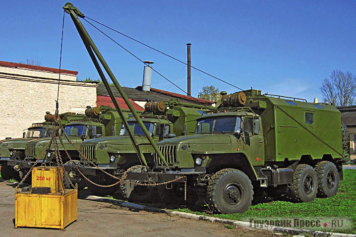 ПРС на новых шасси «Урал-43203», прошедшие капремонт
