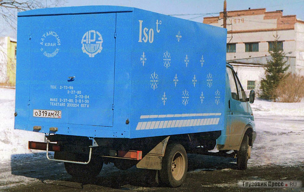 Изотермический фургон на шасси «ГАЗели»