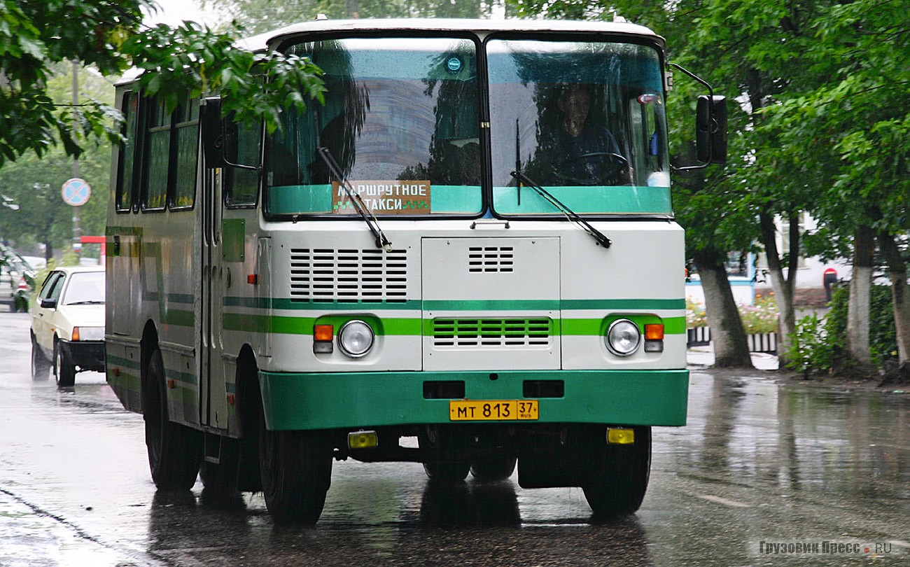 Автобус «Родник-3230» на маршрутных перевозках в Родниках Ивановской области