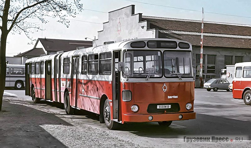   После испытаний на городских маршрутах предсерийный Berliet PH 180 был возращен на завод, где использовался для перевозки рабочих. 1973 год