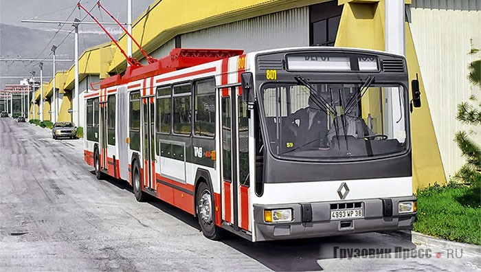 Дуобус Renault RER 180H для Гренобля.1984 г.