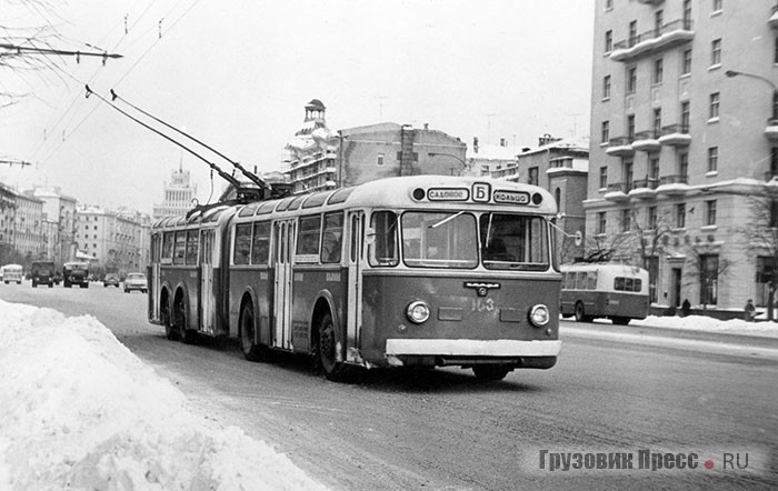 Январь 1967. ТС-2 на Большой Садовой