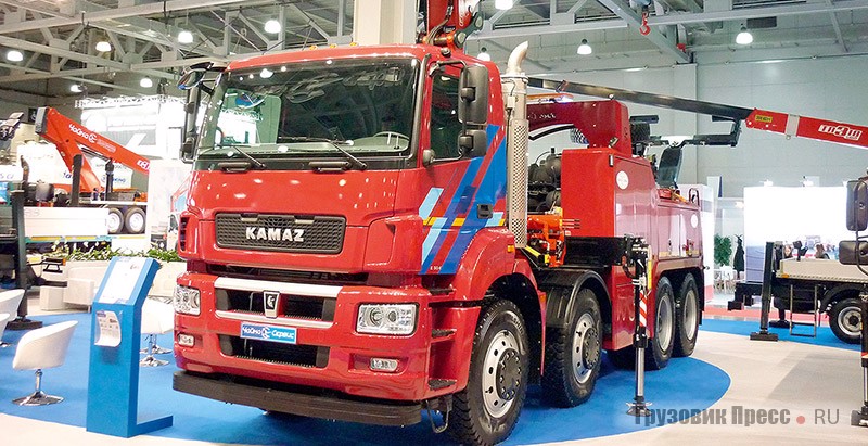 КАМАЗ-65801 с КМУ Чайка-Fassi F295A.2.22