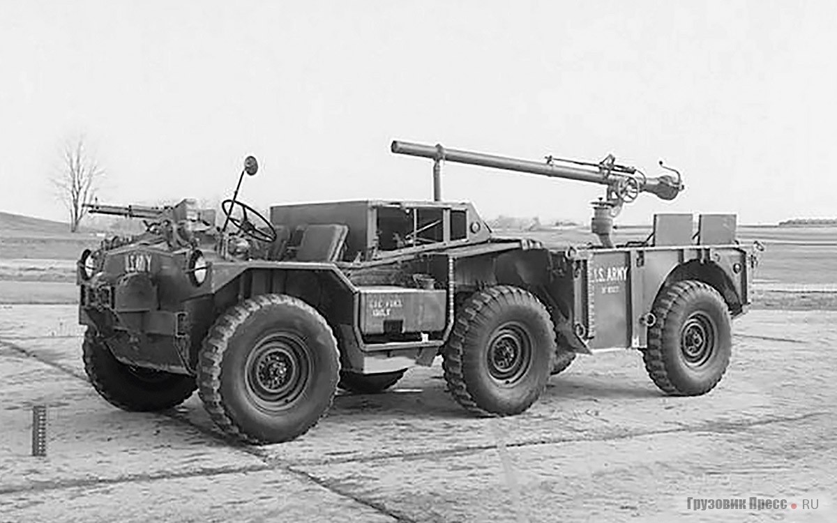 Лист формуляра Абердинского полигона на опытный образец XM561 с 7,62-мм пулемётом и 109-мм безоткатной пушкой, 24 ноября 1965 года