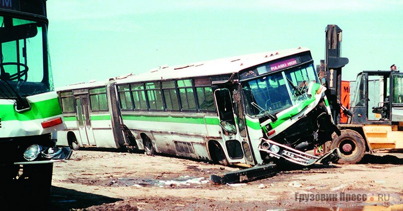 После завершения эксплуатации многие автобусы Crown-Ikarus 286 отправились на предприятия по переработке автомобилей