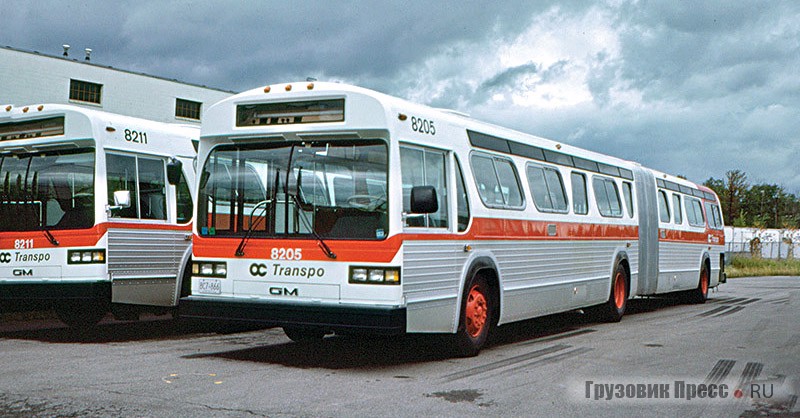 Только с завода: новые автобусы GMC-TA60-102N скоро приступят к обслуживаю пассажиров в транспортной компании OC Transpo