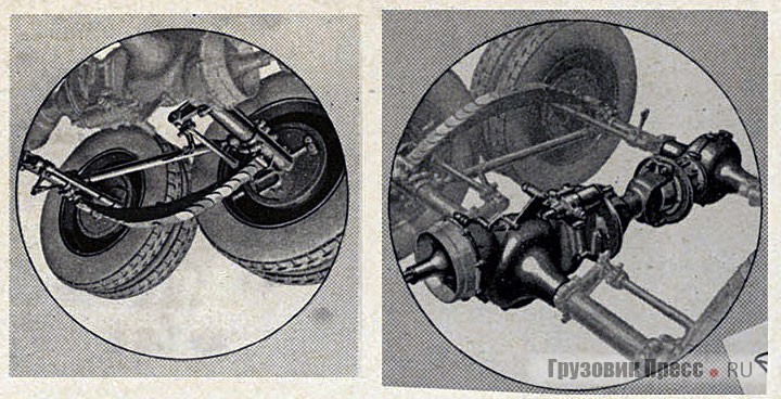 Подвеска и привод задних колес