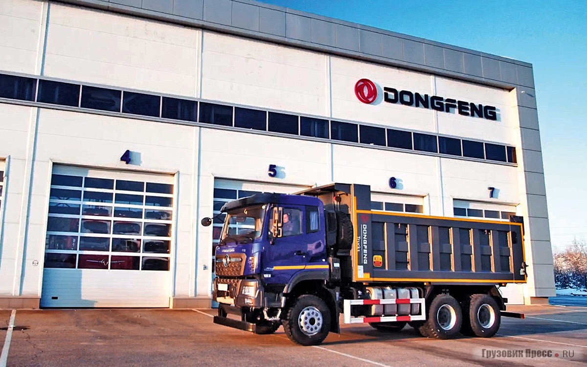 Свыше 50 сервисных центров сети FNGROUP обслуживают грузовые автомобили Dongfeng