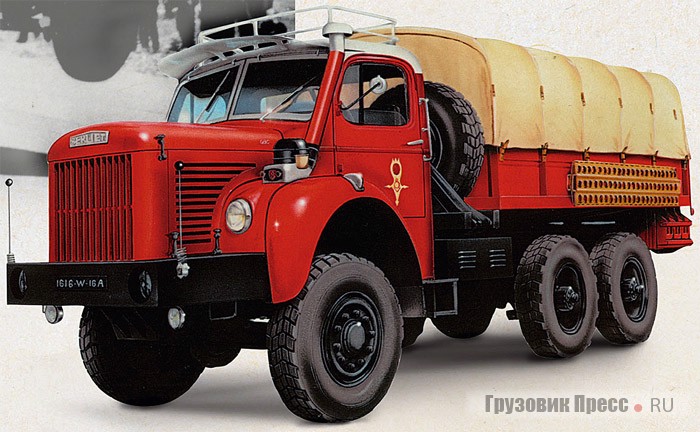 Трехосный вездеход Berliet GBC Gazelle. 1959 г.