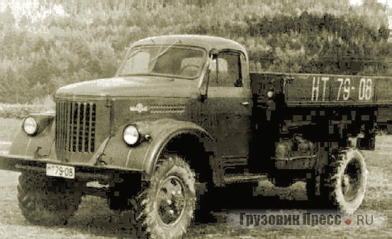 Опытный полноприводный УралЗИС-381. 1957 г.