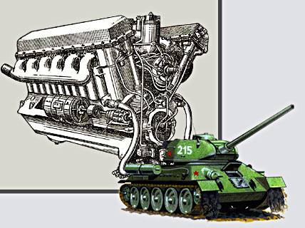 Дизельный двигатель В-2