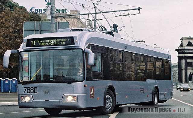 Троллейбус АКСМ 321 испытан в Москве