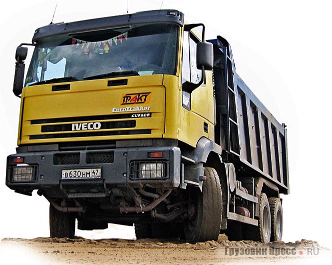 Старый IVECO EuroTrakker по эффективности перевозок не очень уступает новому, а по цене вдвое, а иногда и втрое дешевле