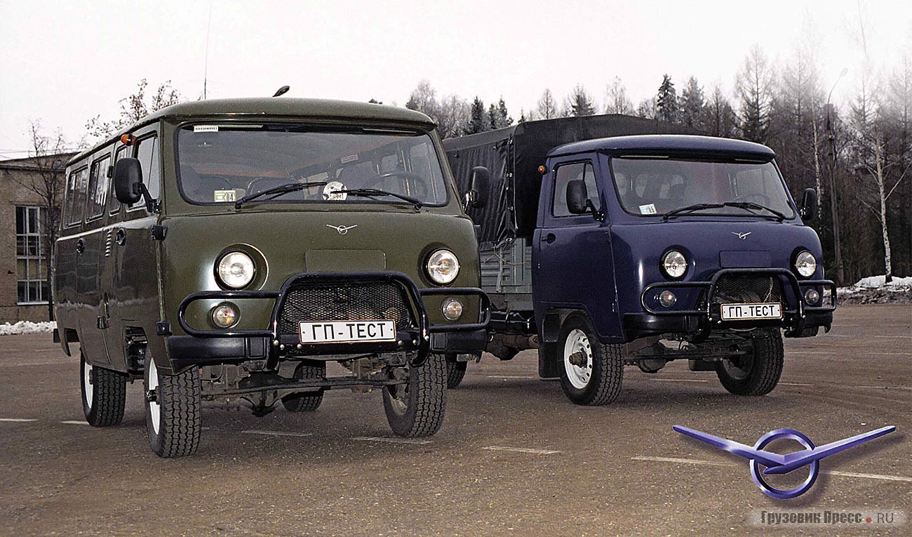Фургон УАЗ-2206 и грузовичок УАЗ-3303, тест-драйв журнала «Грузовик Пресс»
