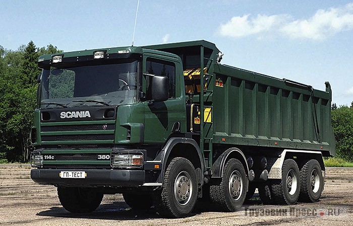 Тест-драйв самосвала SCANIA P114CB 8x4 HZ380, журнал «Грузовик-Пресс»