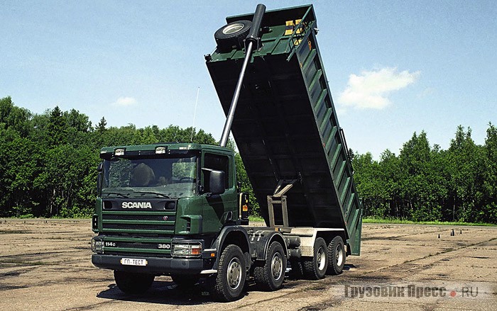 Тест-драйв самосвала SCANIA P114CB 8x4 HZ380, журнал «Грузовик-Пресс»