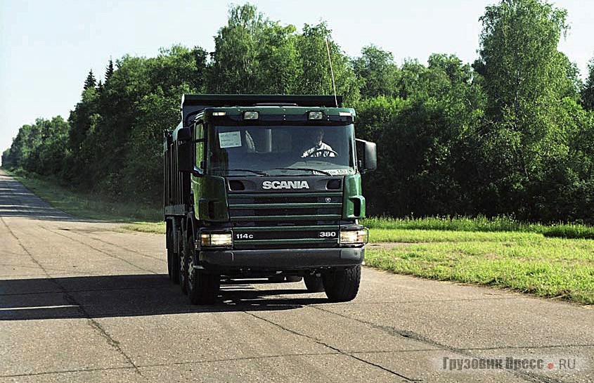 Тест-драйв самосвала SCANIA P114CB 8x4 HZ380, журнал «Грузовик-Пресс»