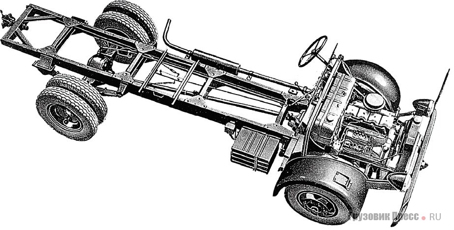 Шасси грузовика Steyr 380