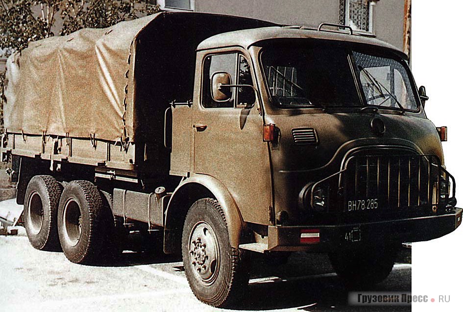 Армейский трехосный вездеход Steyr 680