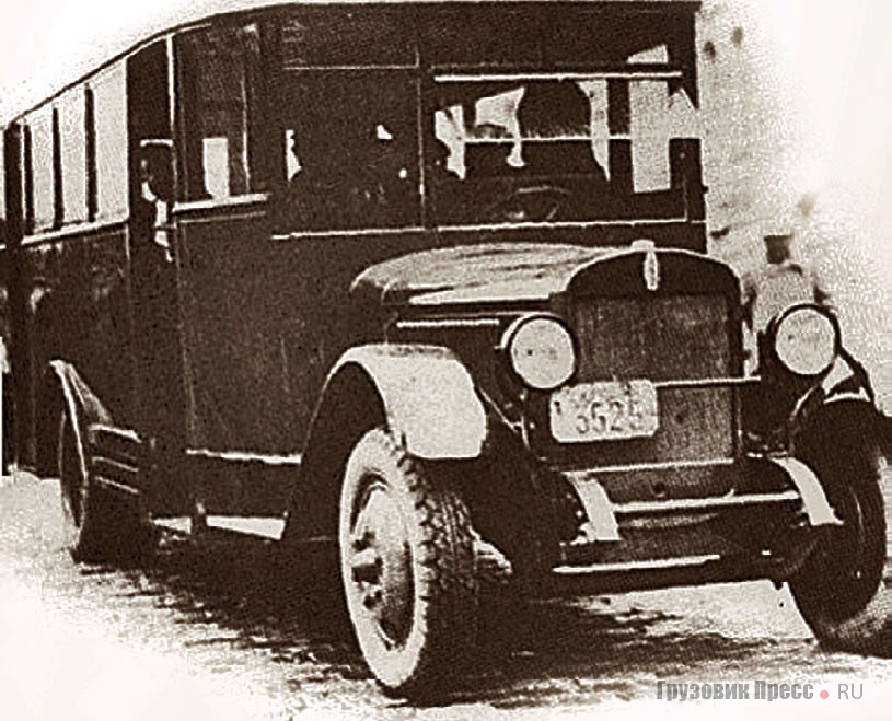 Aвтобус AМО-4. Москва, 1931 г.