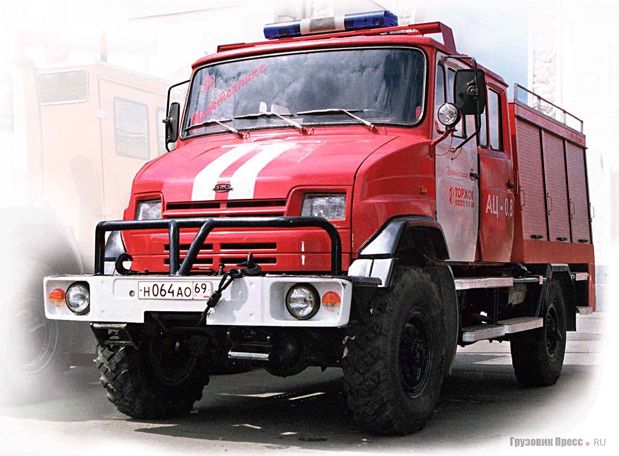 Пожарная автоцистерна АЦ-0,8-4 из Торжка