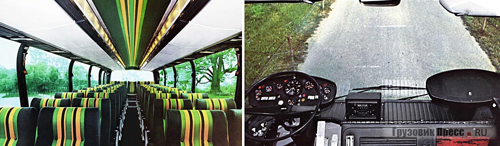 Салон и рабочее место водителя Neoplan Cityliner’73 N116