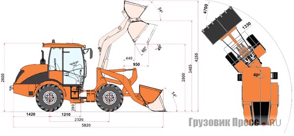 погрузчик фронтальный БМЕ BME 1560