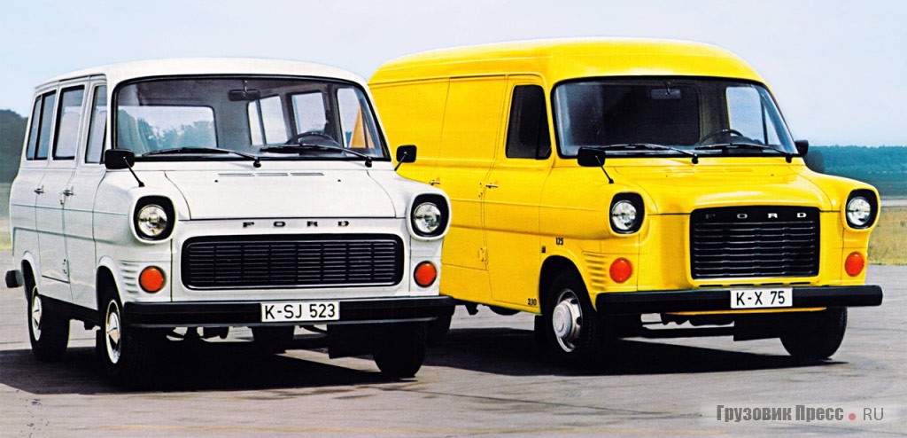 Ford Transit FT125 (1971 года) и Ford Transit FT175 3,0l Essex, 1972 г.