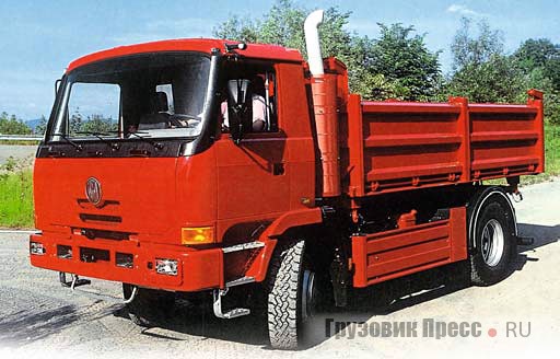 Самосвал с трехсторонней разгрузкой Tatra TERR№1 Т815-260S45 19 255 4х4,2/12Т грузоподъемностью 9,1 т