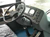 В кабине ГолАЗ-6228 рулевая колонка и педальный узел изготовлены Scania, а комбинация приборов отечественная