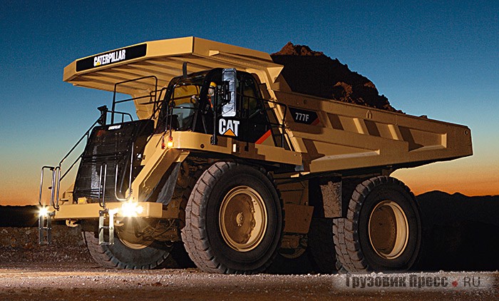 Caterpillar 777F, постер к журналу «Грузовки Пресс» №2, 2007 г.