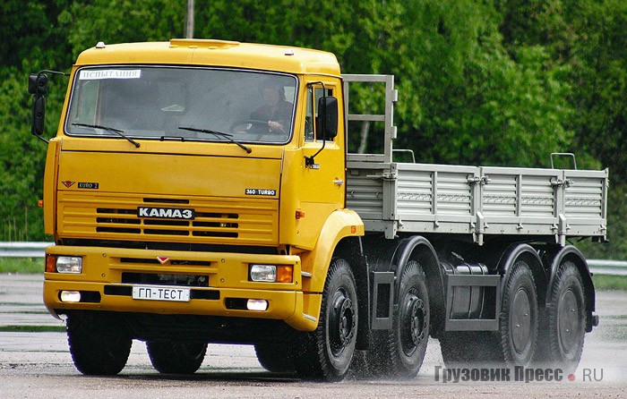 Тест-драйв КамАЗ-65201 (8х4), журнал «Грузовик Пресс»