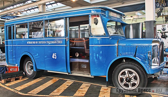 27-местный автобус городского сообщения [b]Saurer BOD[/b], 1937 г.