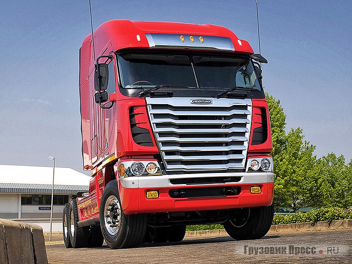 Обновлённый бескапотный тягач Freightliner Argosy 101’ для австралийского рынка с радиатором увеличенной площади