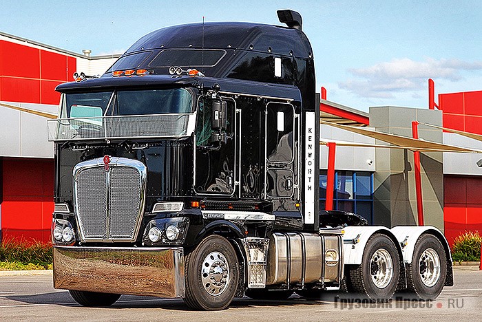 Обновлённая бескапотная модель Kenworth K200 выглядит очень агрессивно