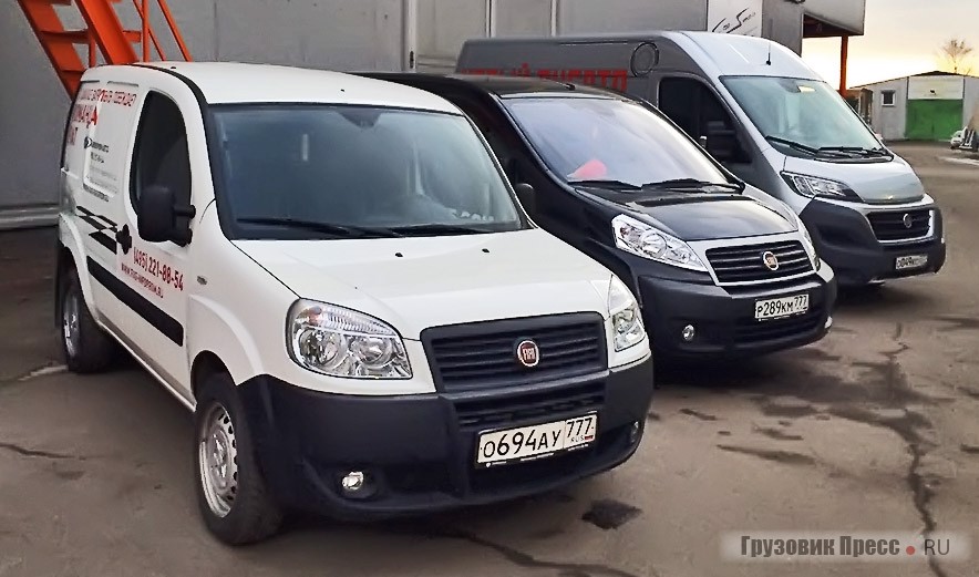 Все желающие могли протестировать новую линейку коммерческих машин Fiat: Doblo, Scudo, Ducato